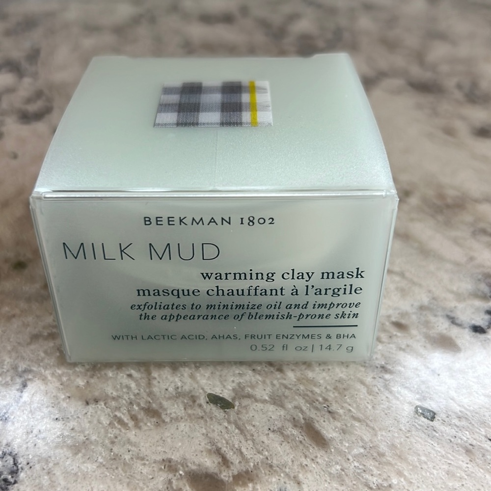 Beekman 1802 Milk Mud Warming Clay Mask, 0.52 fl oz, NEW
